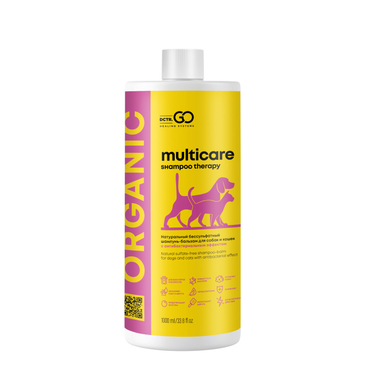 Dctr.Go Шампунь-бальзам для животных Sнampoo Therapy "Мультиуход" 1000 ml в Магнитогорске