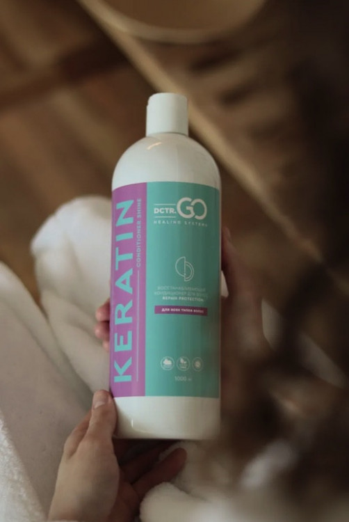 Dctr.Go. Увлажняющий кондиционер бальзам с кератином для волос 1000 мл в Магнитогорске